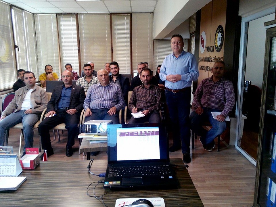 TOPRAK ANALİZİNİN DEĞERLENDİRİLMESİ EĞİTİMİ VERİLDİ 