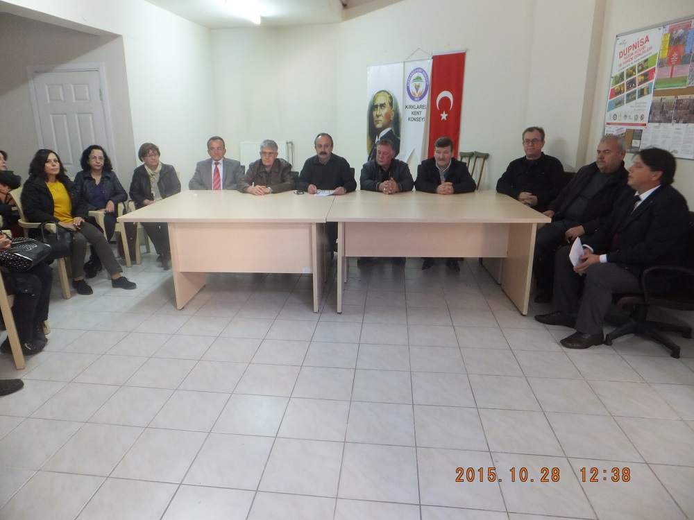 KIRKLARELİ KENT KONSEYİ NÜKLEER SANTRAL BASIN TOPLANTISI