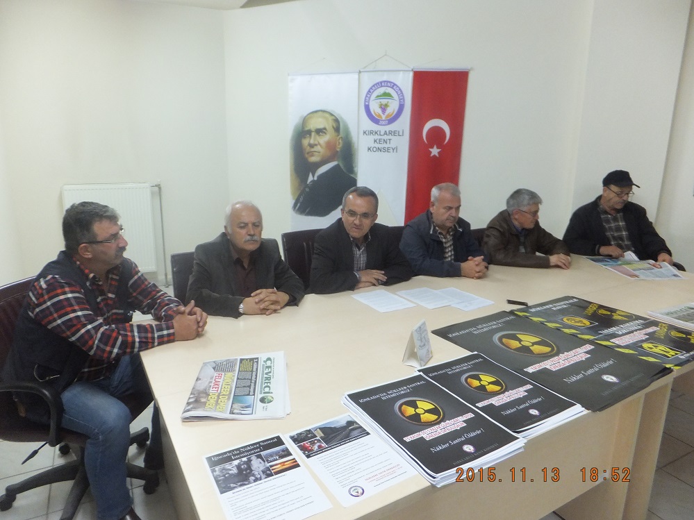 TRAKYA PLATFORMU KIRKLARELİ`NDE BASIN AÇIKLAMASI YAPTI