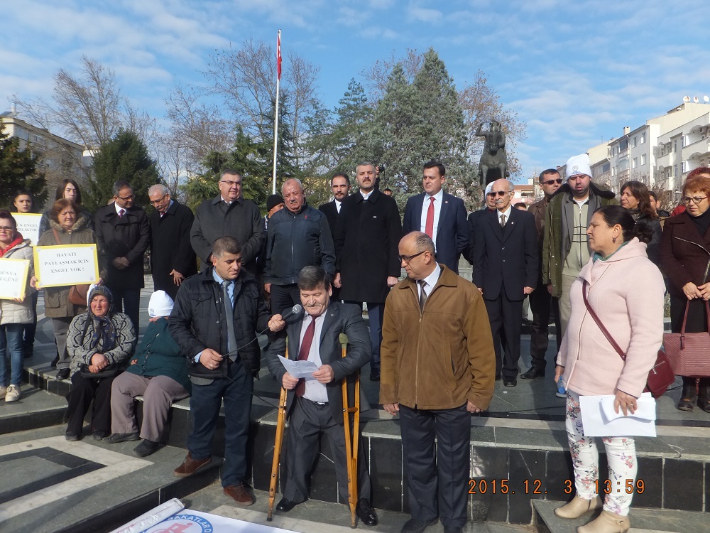 KIRKLARELİ`NDE DÜNYA ENGELLİLER GÜNÜ ETKİNLİĞİNE DESTEK VERDİK