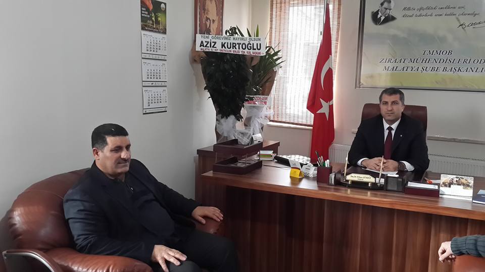 MALATYA İLİ SÜT ÜRETİCİLER BİRLİĞİ BAŞKANI ODAMIZA HAYIRLI OLSUN ZİYARETİNDE BULUNDU