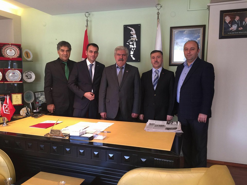 KAYSERİ ESNAF VE SANATKARLAR ODASI BAŞKANINI MAKAMINDA ZİYARET ETTİK