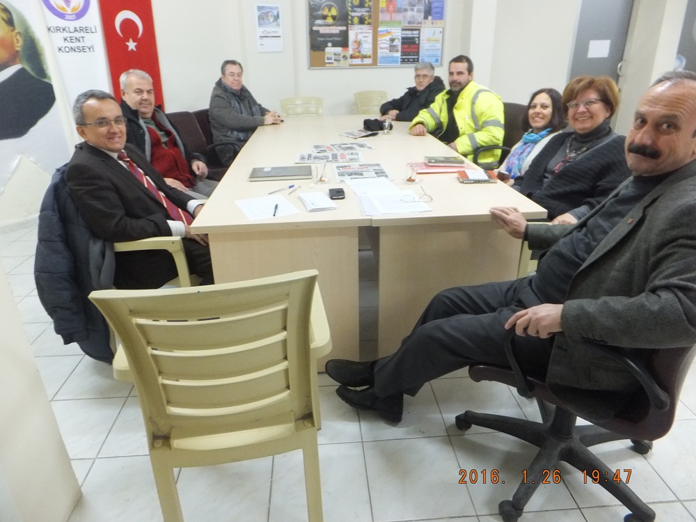 KIRKLARELİ KENT KONSEYİ YÜRÜTME KURULU TOPLANTISI