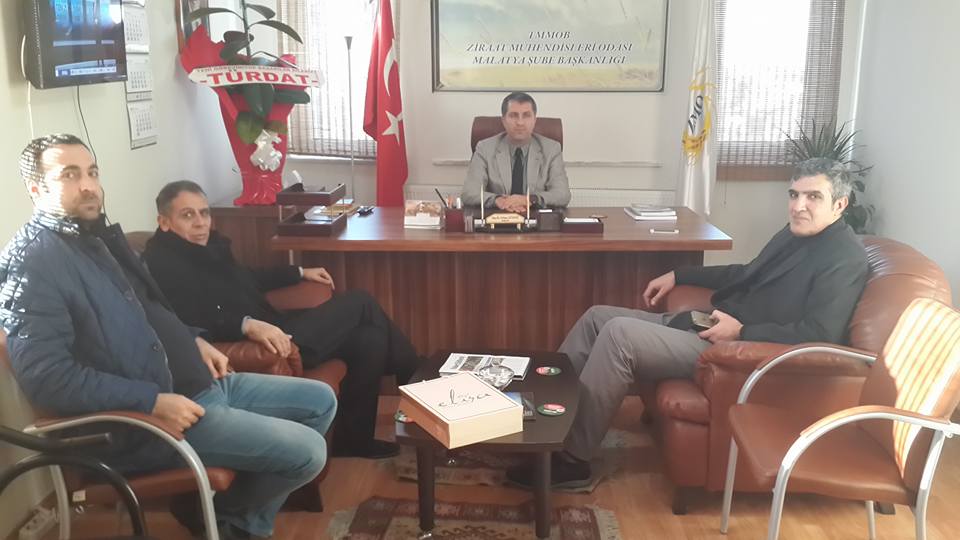 İNŞAAT MÜHENDİSLER ODASI MALATYA İL TEMSİLCİLİĞİ ODAMIZA HAYIRLI OLSUN ZİYARETİ