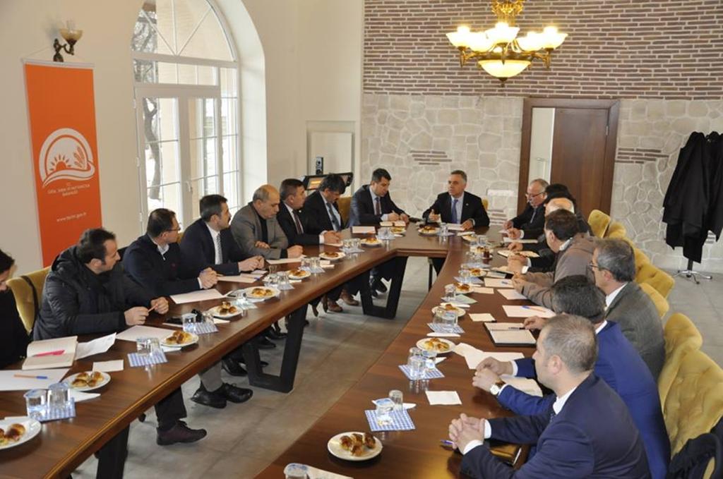 GIDA,TARIM VE HAYVANCILIK İL MÜDÜRLÜĞÜ`NÜN DÜZENLEDİĞİ TOPLANTIYA KATILDIK
