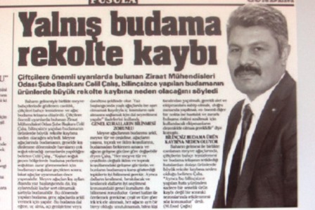 YANLIŞ BUDAMA REKOLYE KAYBI-PUSULA GAZETESİ 28.02.2016