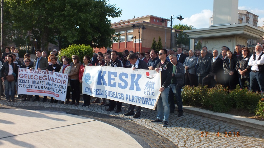 KIRKLARELİ EMEK PLATFORMU BASIN AÇIKLAMASI