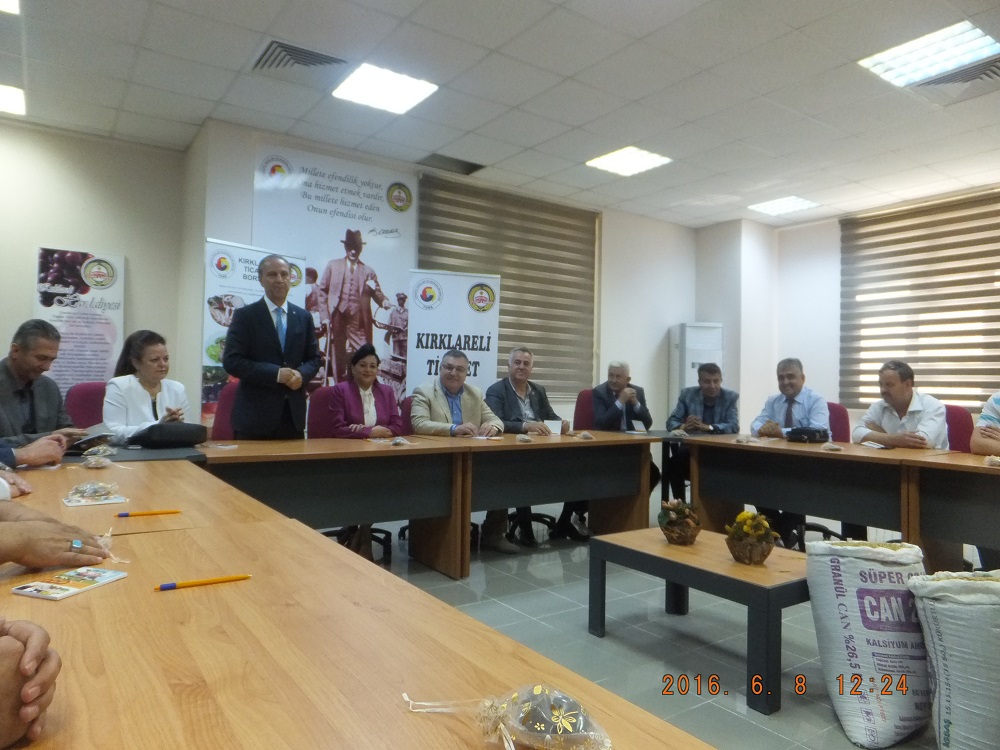 KIRKLARELİ TİCARET BORSASINDA İLK ÜRÜN SATIŞ TÖRENİNE KATILDIK
