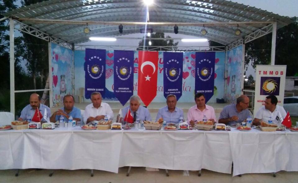 MERSİN ZİRAAT MÜHENDİSLERİ ODASI VE ZMO ANAMUR TEMSİLCİLİĞİ İLE BERABER ANAMUR , BOZYAZI, AYDINCIK ZİRAAT MÜHENDİSLERİ ARASINDA BİRLİK, BERABERLİK VE İSTİŞARE YEMEĞİ DÜZENLEDİK.