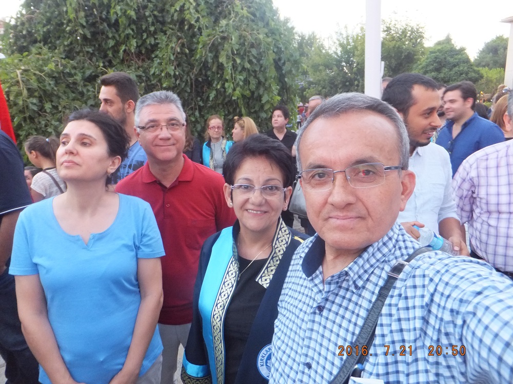 KIRKLARELİ ÜNİVERSİTESİNİN DEMOKRASİ YÜRÜYÜŞÜNE KATILDIK