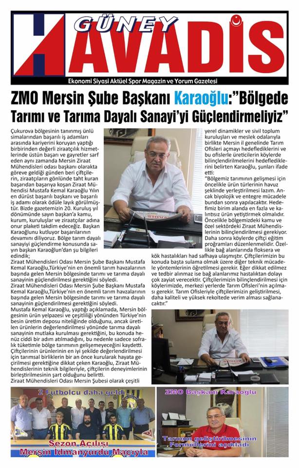 GÜNEY HAVADİS GAZETESİ-RÖPORTAJ