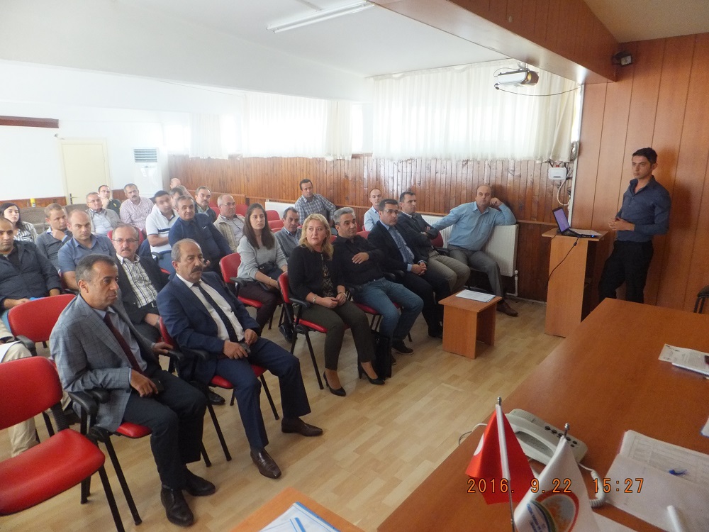 KIRKLARELİ GIDA TARIM VE HAYVANCILIK İL MÜDÜRLÜĞÜNDE EĞİTİM PROGRAMI TOPLANTISI