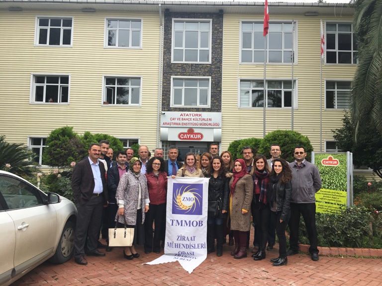 ÇAYKUR ATATÜRK ÇAY VE BAHÇE KÜLTÜRLERİ ARAŞTIRMA ENSTİTÜSÜ`NE  TEKNİK GEZİ