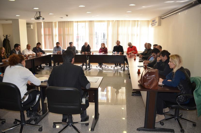 TMMOB ODA SEKRETER/YAZMAN ÜYELERİ TOPLANTISI YAPILDI