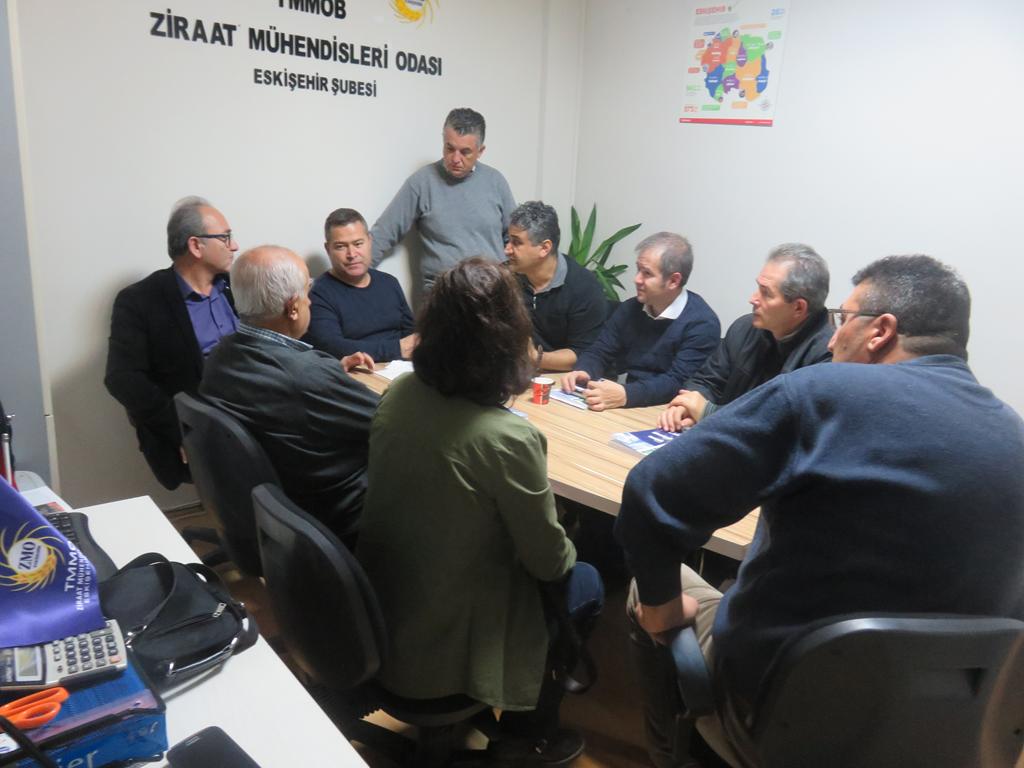 KENT SEMPOZYUMU İÇİN ÖNCEKİ DÖNEM ŞUBE BAŞKANLARIYLA TOPLANTI