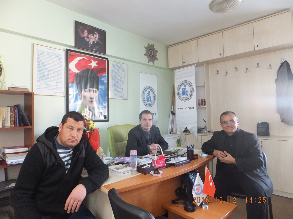 KIRKLARELİ SAKATLAR DERNEĞİNİ ZİYARET ETTİK