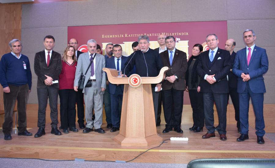 HUKUKSUZ BİÇİMDE AÇIĞA ALMALAR, TBMM`DE YAPILAN AÇIKLAMAYLA PROTESTO EDİLDİ