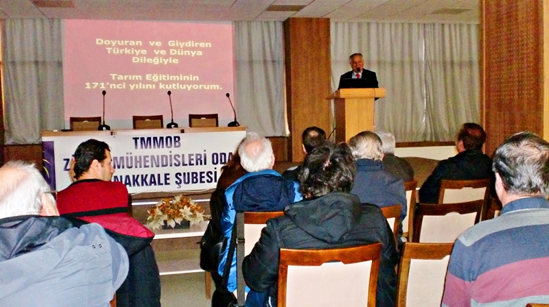 "DÜNYA`DA VE TÜRKİYE`DE TARIM NEREYE" KONULU KONFERANS 