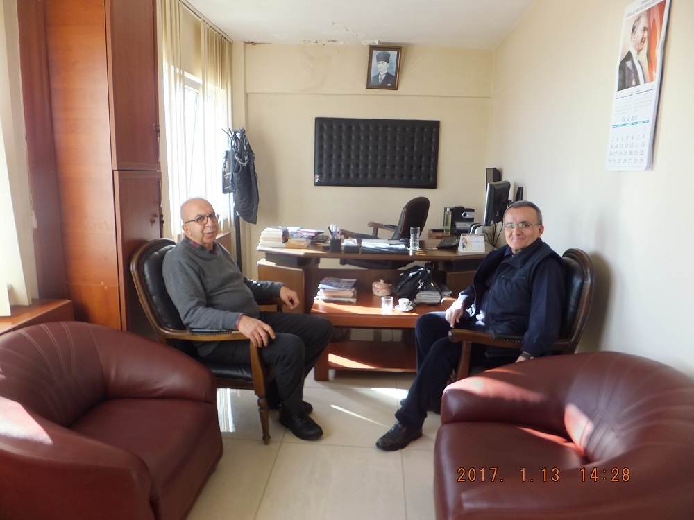 ZMO TEKİRDAĞ ŞUBE BAŞKANINI ZİYARET