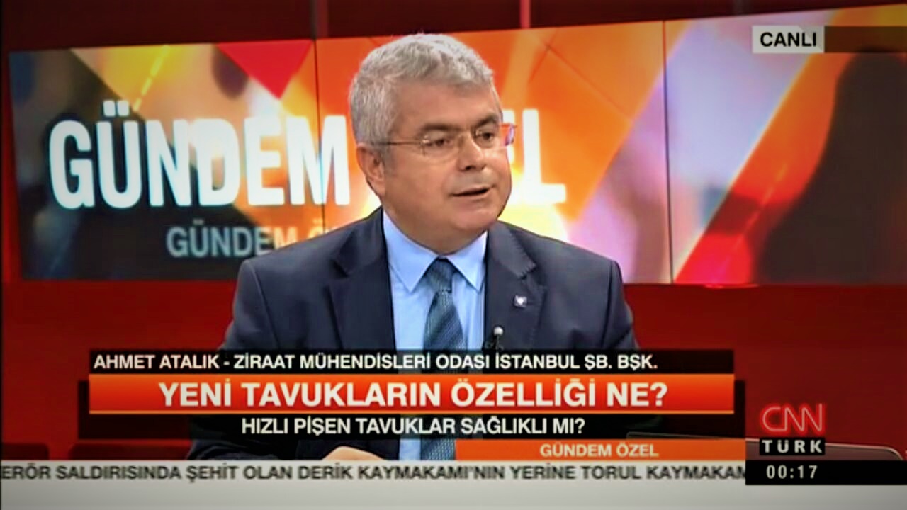 CNNTÜRK TV GÜNDEM ÖZEL PROGRAMI-GIDA GÜVENCESİ VE GÜVENİLİRLİĞİ