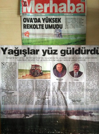 YAĞIŞLAR YÜZ GÜLDÜRDÜ-MERHABA GAZETESİ