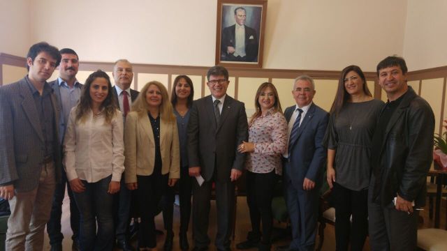 EGE ÜNİVERSİTESİ REKTÖR YARDIMCISINA ZİYARET
