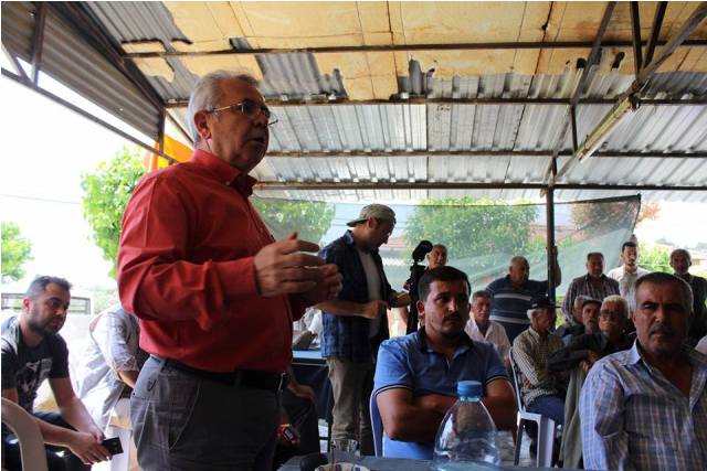 ANSIZCA KÖYÜ`NDE KALKER OCAĞI İLE İLGİLİ TOPLANTI