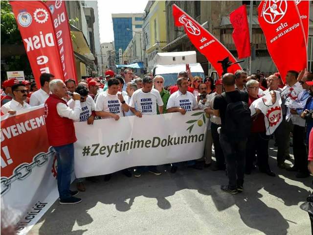 DİSK KIDEM TAZMİNATI EYLEMİ