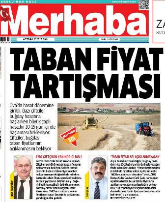 TABAN FİYAT TARTIŞMASI - MERHABA GAZETESİ