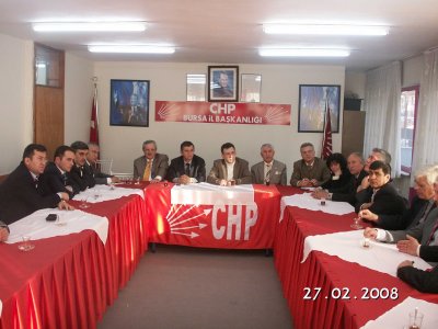 CHP BURSA İL BAŞKANI GÜRHAN AKDOĞAN ZİYARET EDİLDİ