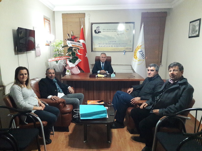 TMMOB İNŞAAT MÜHENDİSLER ODASI MALATYA TEMSİLCİLİĞİ`NİN ZİYARETİ