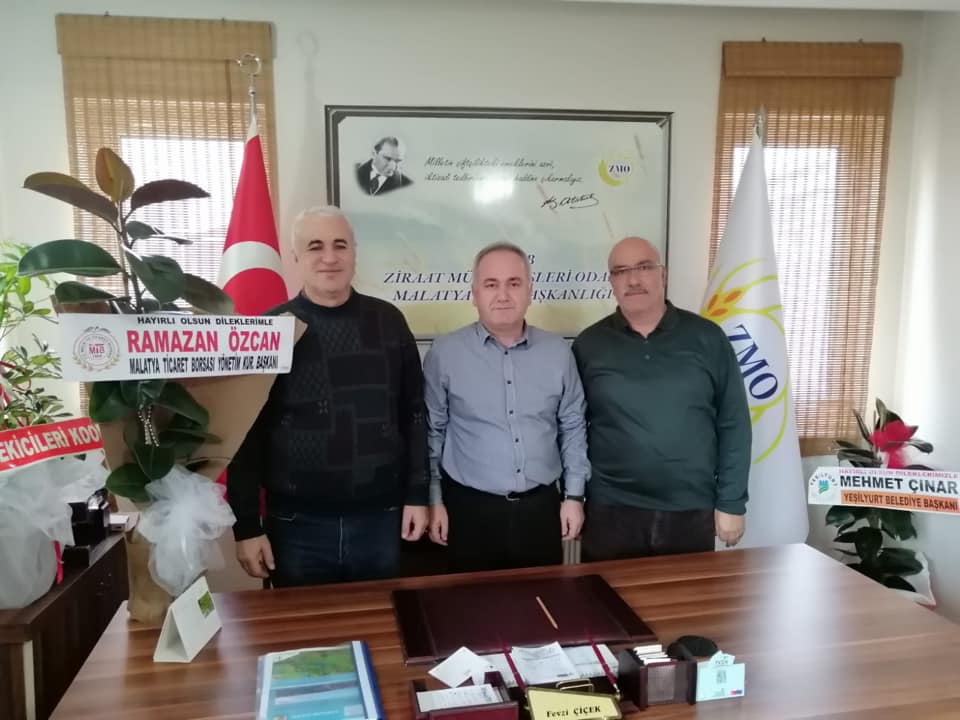 TURGUT ÖZAL ÜNİVERSİTESİ ZİRAAT FAKÜLTESİ ÖĞRETİM ÜYESİ VE MESLEKTAŞIMIZIN ZİYARETİ