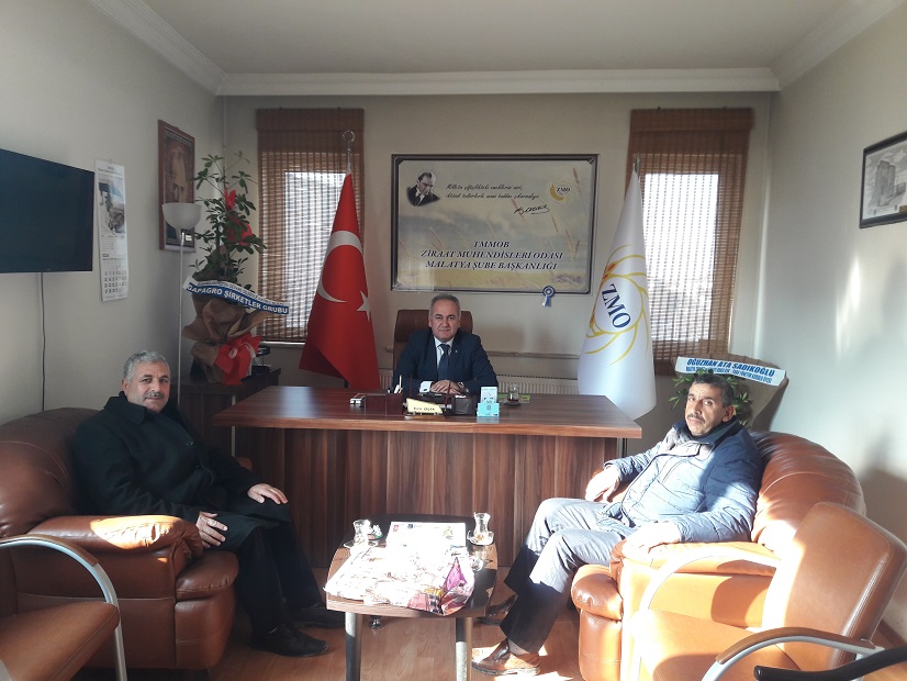 MALATYA KIRMIZI ET ÜRETİCİLER BİRLİĞİ BAŞKANI VE YÖNETİMİ ODAMIZA HAYIRLI OLSUN ZİYARETİ