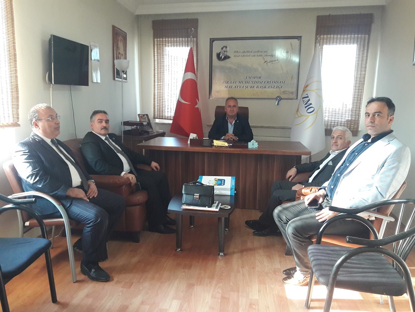MALATYA KALE BELEDİYE BAŞKANI VE YÖNETİMİN ZİYARETİ