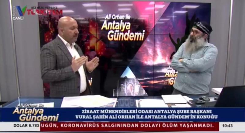 KANAL V YAYINI "ALİ ORHAN İLE ANTALYA GÜNDEMİ "