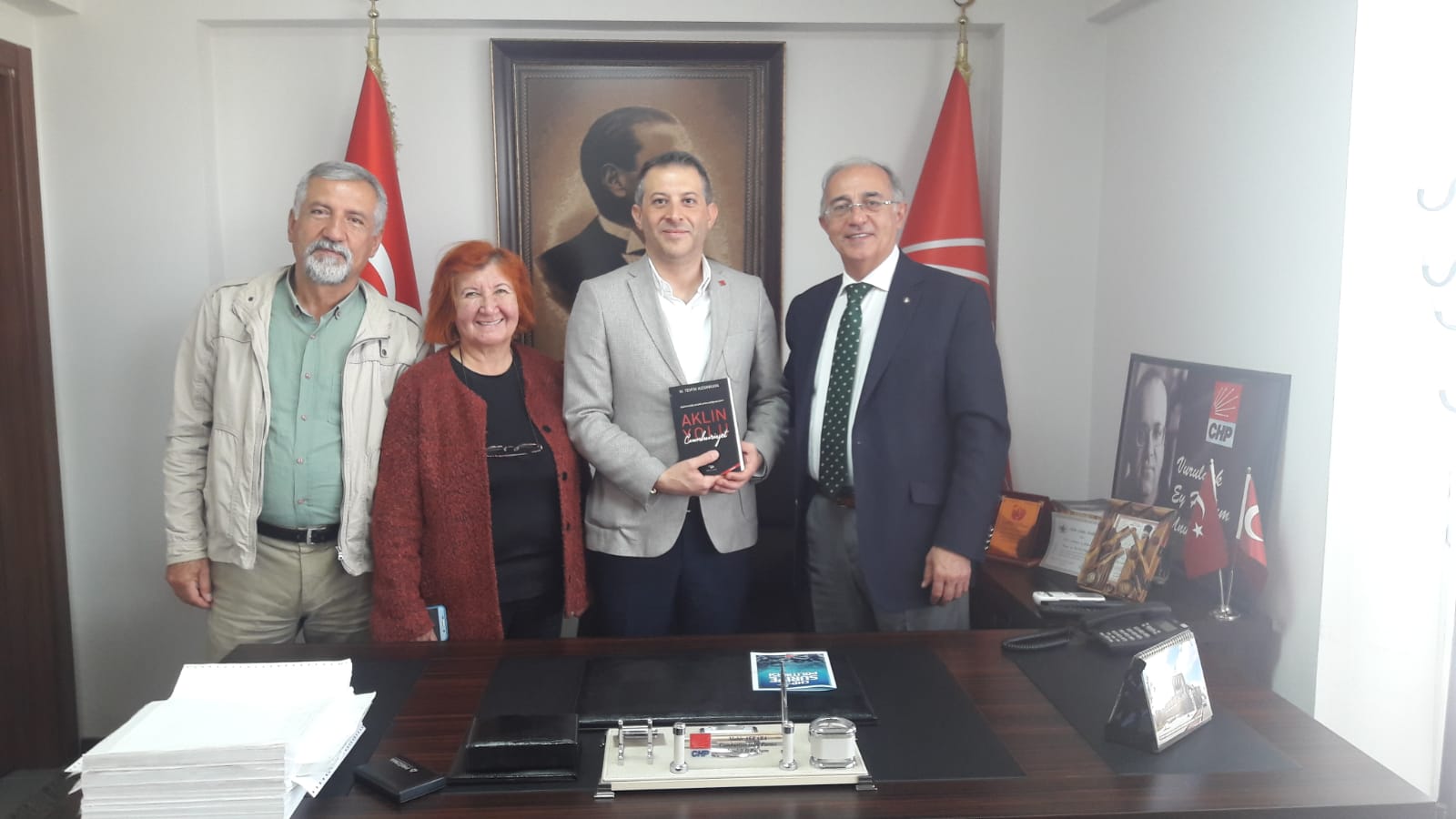 CUMHURİYET HALK PARTİSİ DENİZLİ ŞUBEYE ZİYARET 