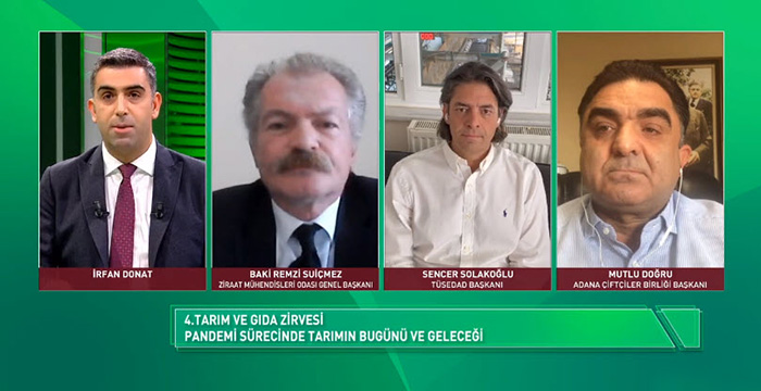 GIDATARIM.COM: PANDEMİ SÜRECİNDE TARIMIN BUGÜNÜ VE GELECEĞİ - BAKİ REMZİ SUİÇMEZ, SENCER SOLAKOĞLU VE MUTLU DOĞRU, İRFAN DONAT- 23 EYLÜL 2020