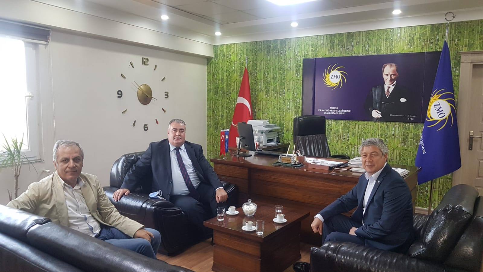 TARIM VE ORMAN BAKANLIĞI TARIM REFORMU GENEL MÜDÜRLÜĞÜ TARIM TEKNOLOJİLERİ VE MEKANİZASYON DAİRE BAŞKANI SN. BEKİR SITKI ÖZBEK`İN ZİYARETİ
