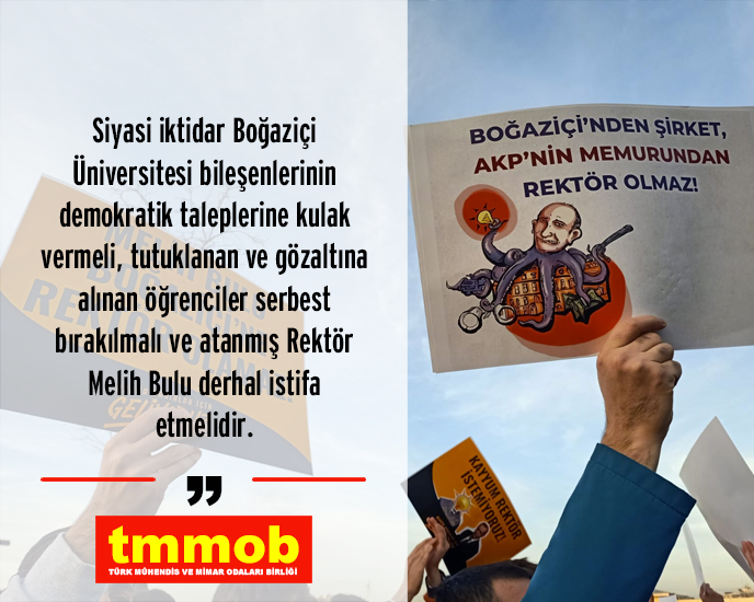 MELİH BULU BOĞAZİÇİ'NE REKTÖR OLAMAZ!
