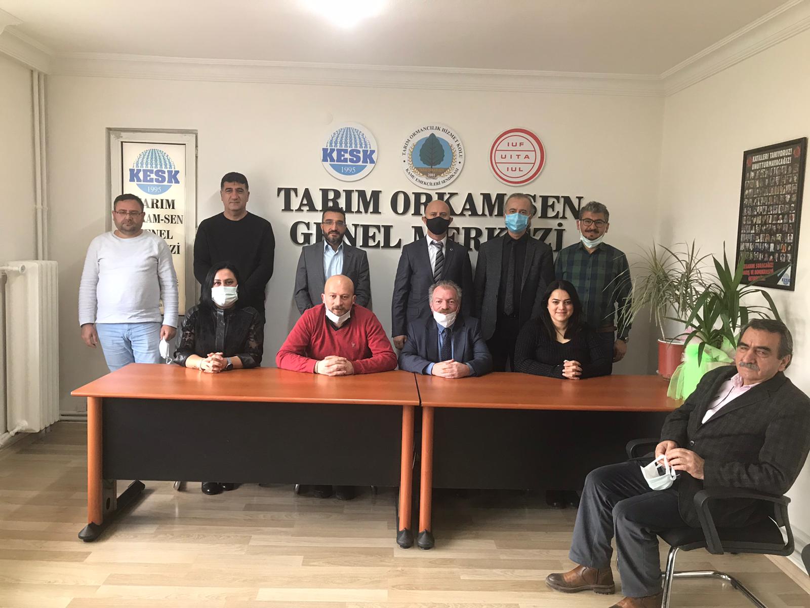 KESK TARIM ORKAM-SEN ZİYARETİ