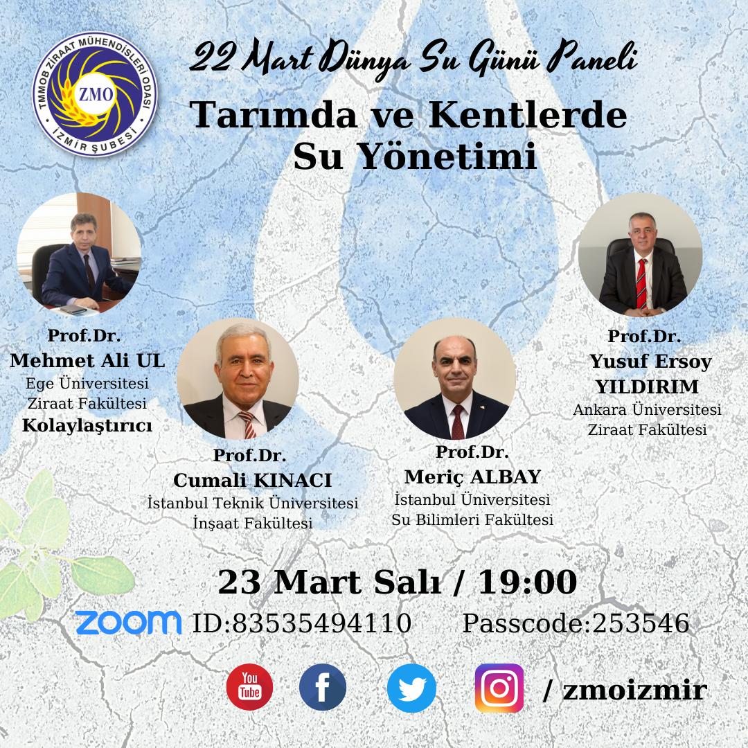 TARIM VE KENTLERDE SU YÖNETİMİ PANELİ