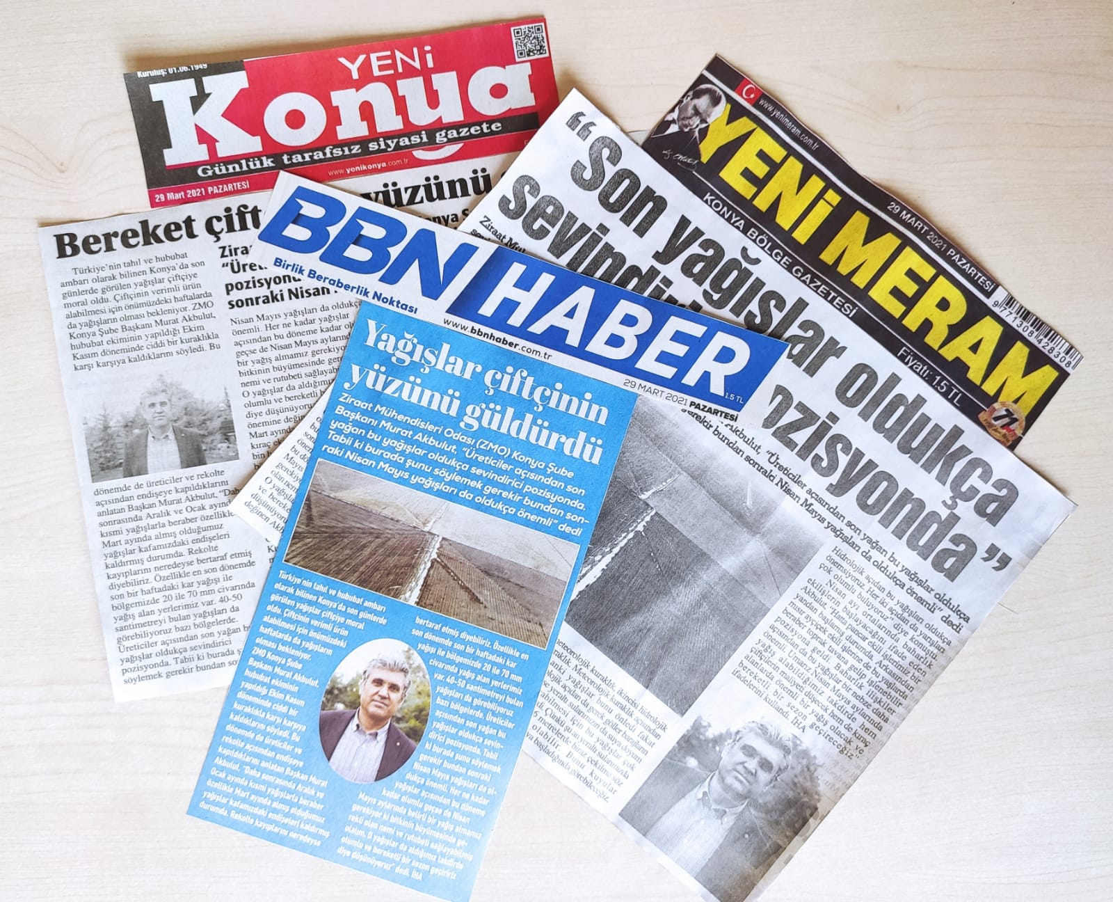 TOPLU GAZETE HABERLERİ: KONYA`DA YAĞIŞLAR ÇİFTÇİNİN YÜZÜNÜ GÜLDÜRDÜ - 29 MART 2021