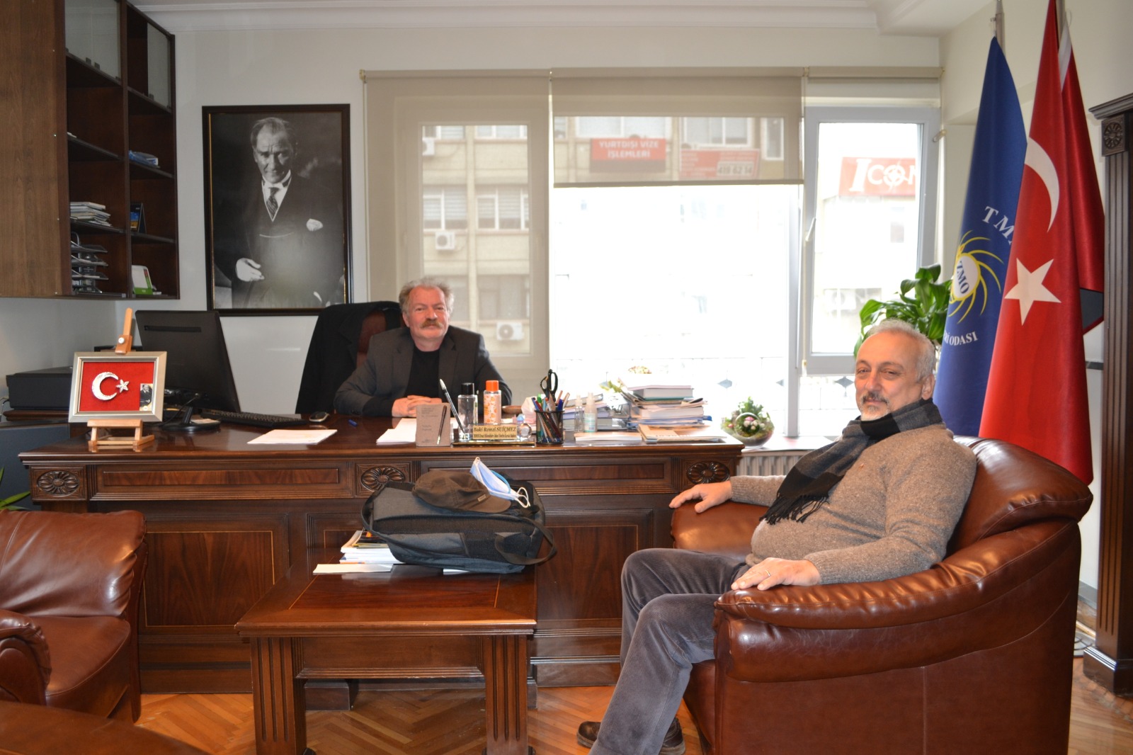 KIYI DERGİSİ SAHİBİ FETHİ YILMAZ'IN ZİYARETİ
