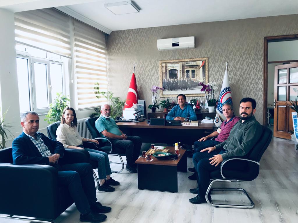 18 MART ÜNİVERSİTESİ ZİRAAT FAKÜLTESİ DEKANINI ZİYARET EDİLDİ