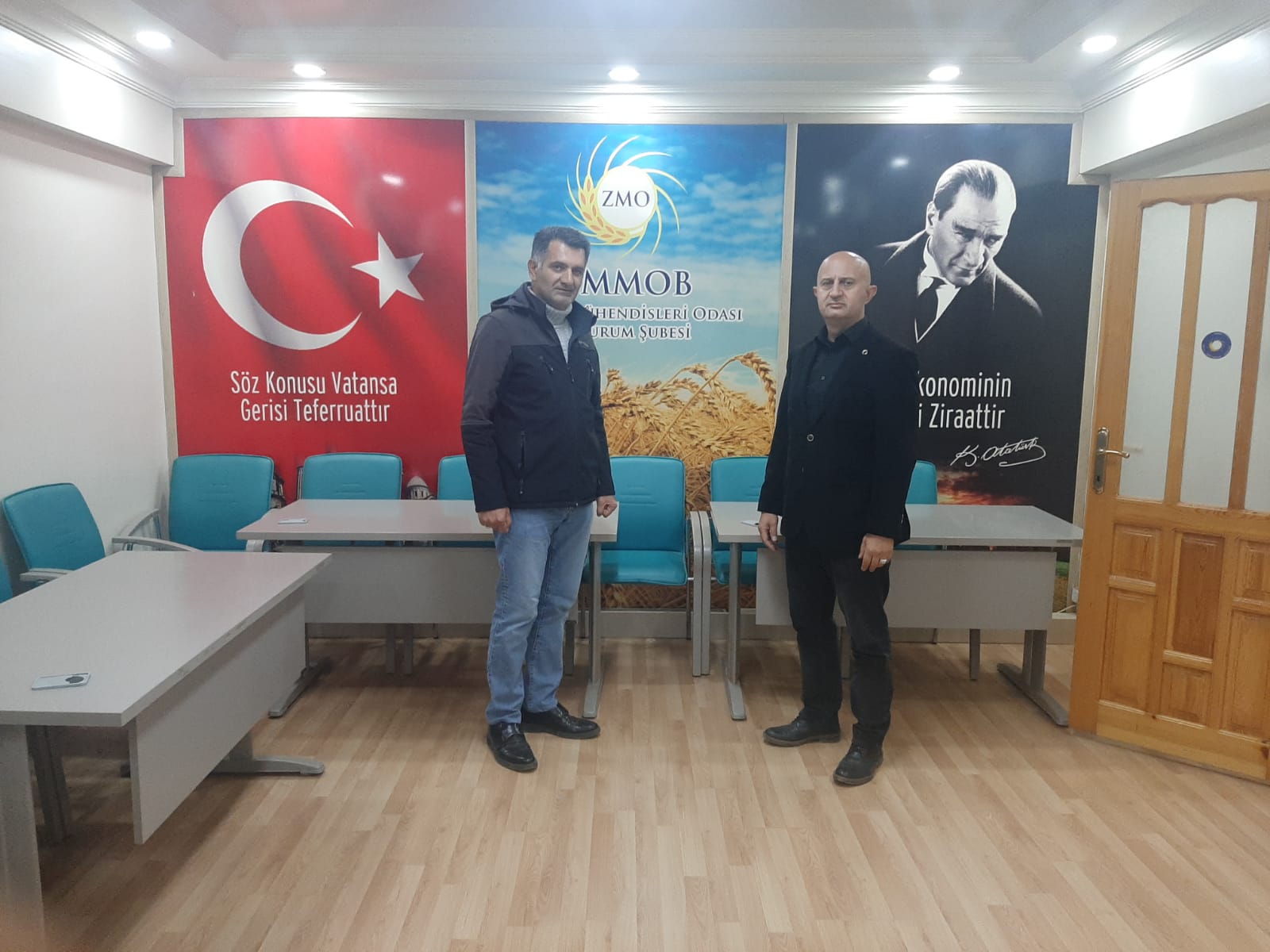 ODA`MIZIN YÖNETİM KURULU ÜYESİ TAHSİN ERMAN ÇAĞDAŞ, ŞUBEMİZİ ZİYARET