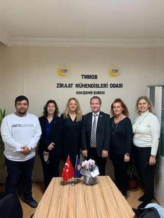 BÜYÜKŞEHİR BELEDİYESİ TARIMSAL HİZMETLER DAİRESİ BAŞKANI ŞUBEMİZİ ZİYARET ETTİ
