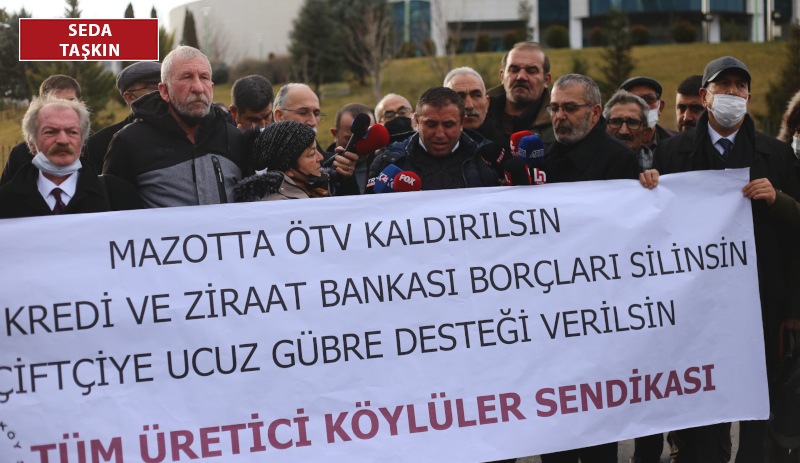 ARTIGERÇEK GAZETESİ: ÇİFTÇİLER TARIM BAKANLIĞI ÖNÜNDEN SESLENDİ: SONUMUZ AÇLIK- 11 OCAK 2022