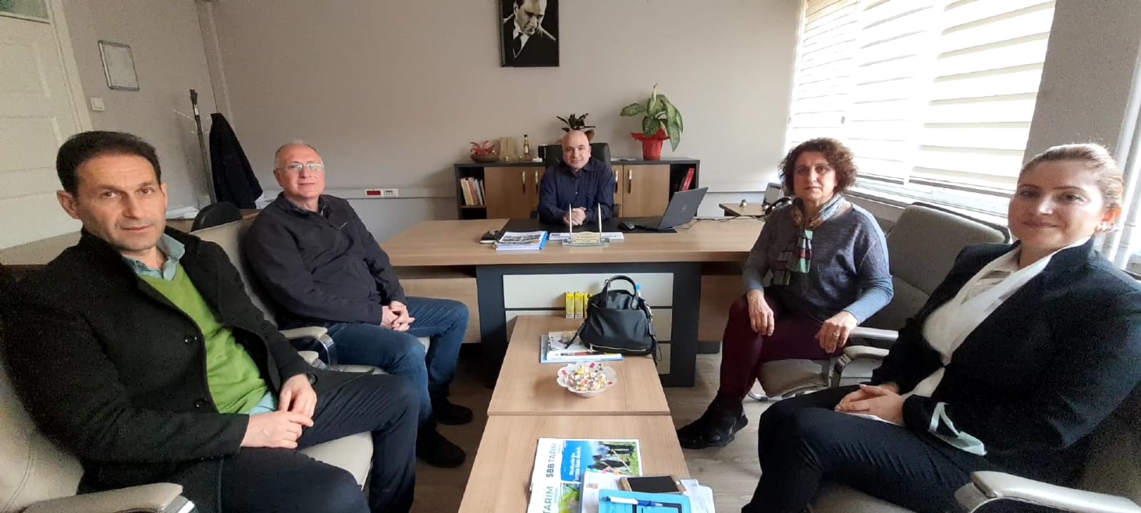SAMSUN BÜYÜKŞEHİR BELEDİYESİ TARIMSAL HİZMETLER DAİRE BAŞKANLIĞINA ZİYARET