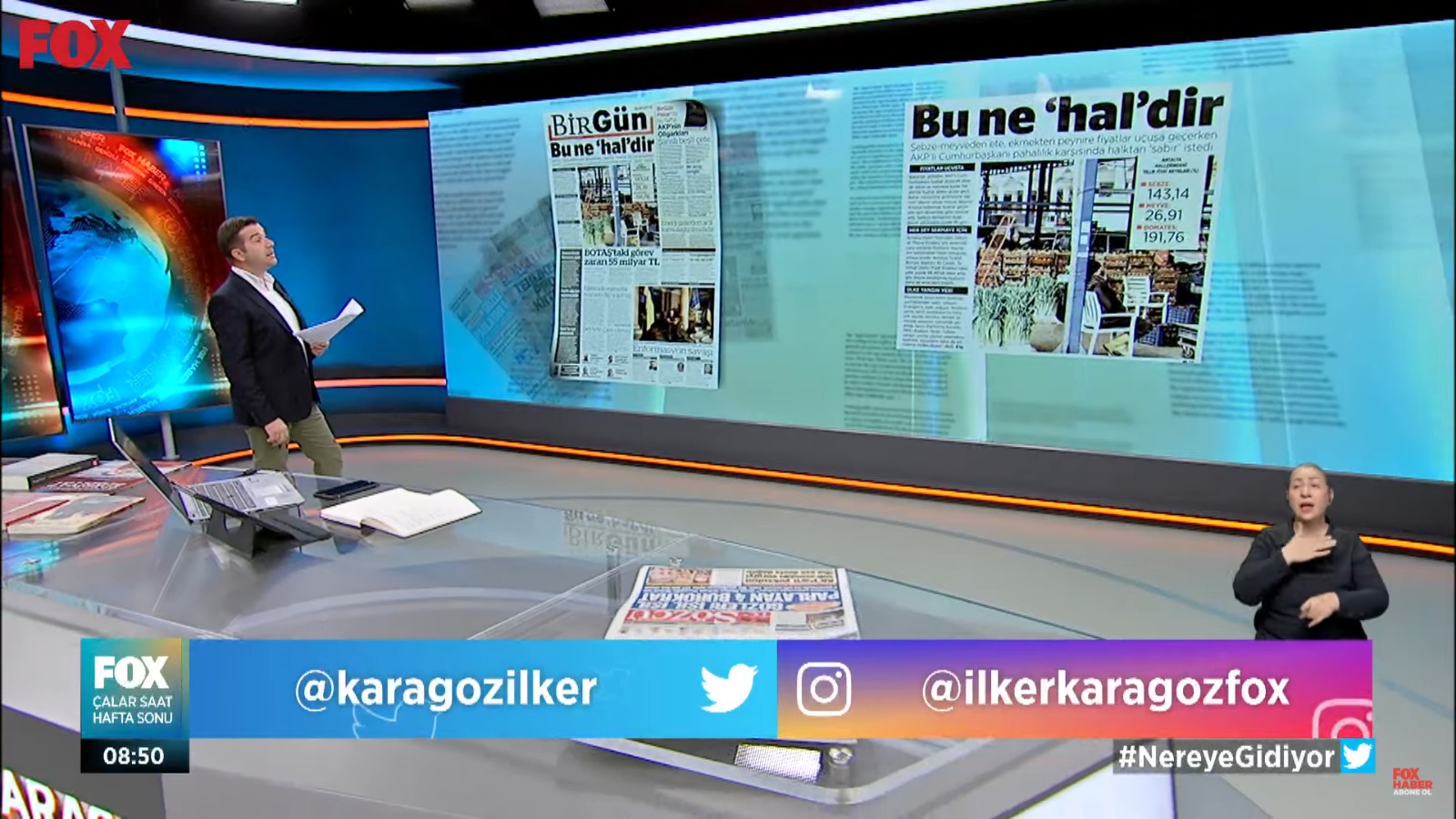 FOX TV- "İLKER KARAGÖZ İLE ÇALAR SAAT HAFTA SONU" PROGRAMI
