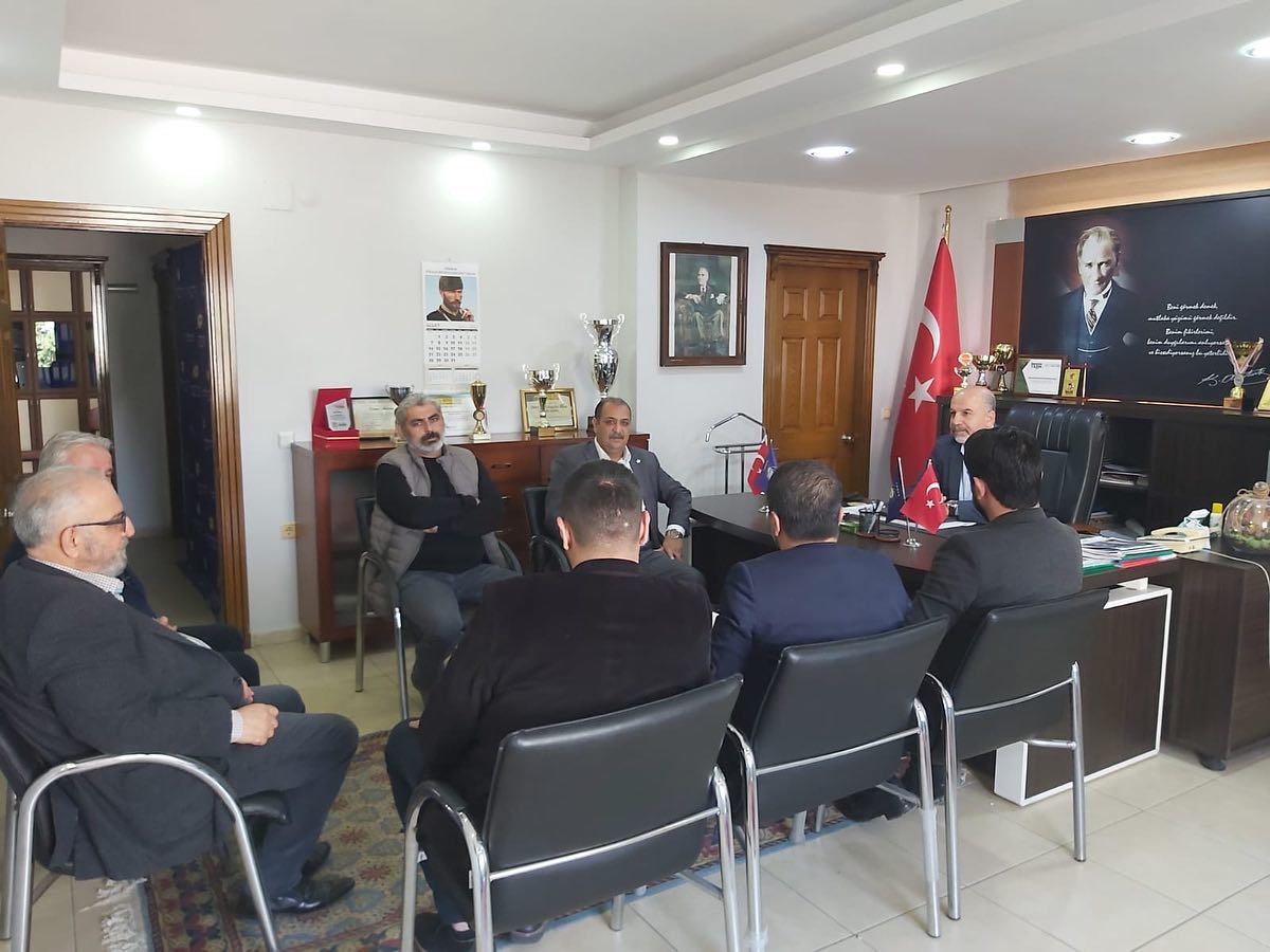 GELECEK PARTİSİ MERSİN İL BAŞKANI VE İL YÖNETİCİLERİN ŞUBEMİZE ZİYARETİ